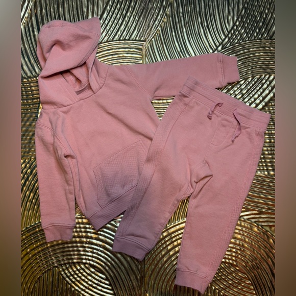 wonder nation Other - Wonder Nation Kids Pink Sweatpants & Hoodie Set